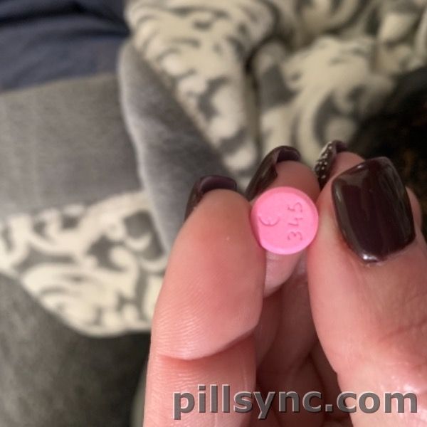 E 345 ROUND PINK Dextroamphetamine Saccharate Amphetamine Aspartate e-345-round-pink-dextroamphetamine-saccharate-amphetamine-aspartate